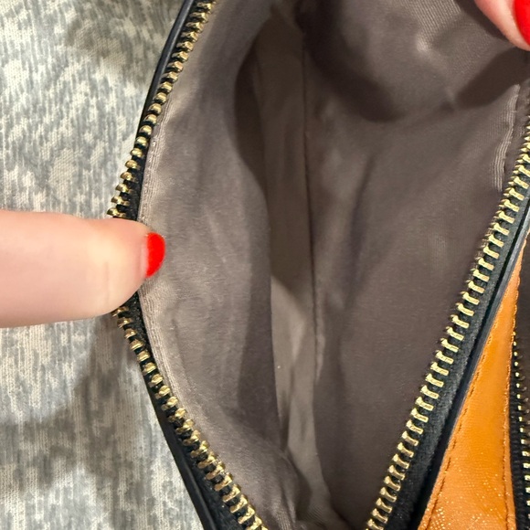 Marc Jacobs Black Crossbody Bag with Gold and Multicolor Strap - Picture 9 of 13